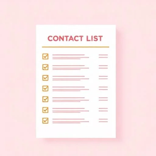 Lista de fornecedores
